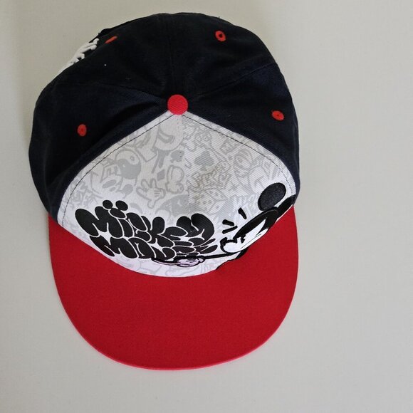 Disney Parks Snapback Hat Adult Unisex Baseball Cap Mickey Mouse OS Cotton Boho - Picture 8 of 16